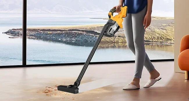 Akku-Staubsauger für Dewalt 20 V Akku, tragbarer Handstaubsauger mit 2 HEPA-Filtern, 4 Multi-Düsen, Heimstaubreiniger – Detail 4