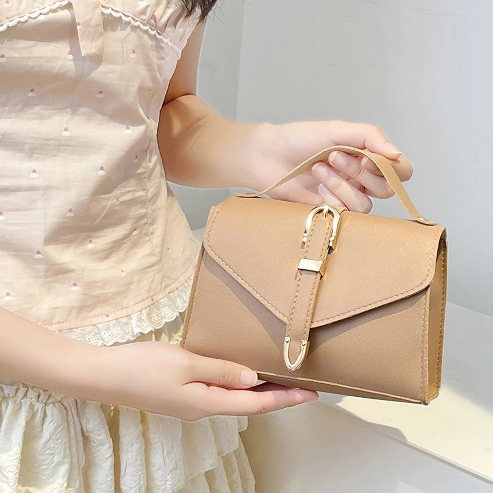 Korean Belt Bag - Women's Personalized Square Crossbody Purse, Trendy Solid Color Shoulder Handbag