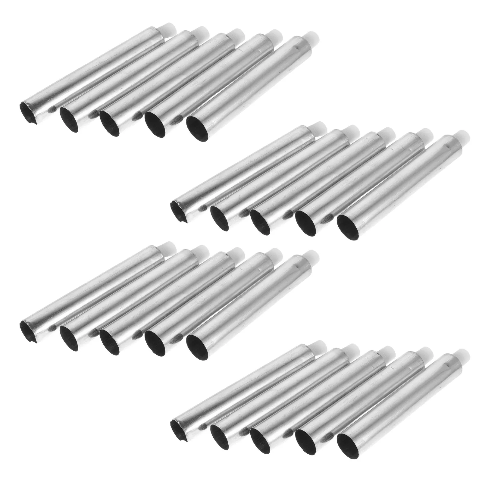 

20Pcs Aluminum Paint Tubes Empty High Seal Portable Art Supply Containers for Acrylic Gouache Watercolor Oil Paint Storage