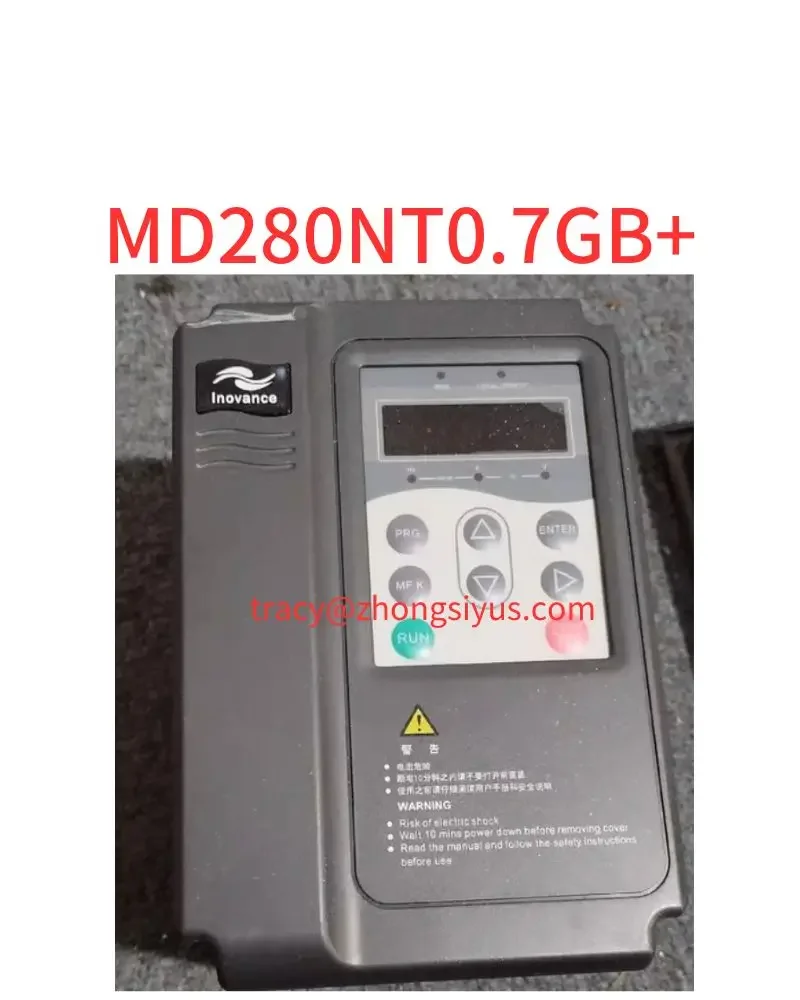 

Second-hand inverter, MD280NT 0.7 GB + , 0.75 kw 380V, function package