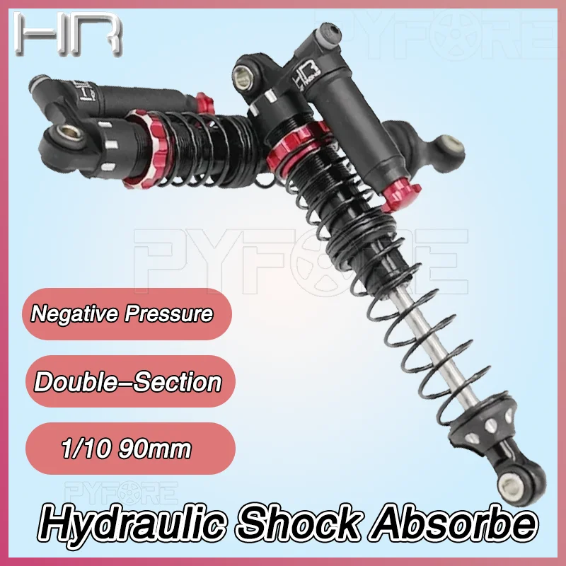 

Запчасти HR, металлический двухсекционный гидравлический амортизатор отрицательного давления - 90 мм для 1/10 радиоуправляемых моделей автомобилей, аксессуары для гусеничных машин