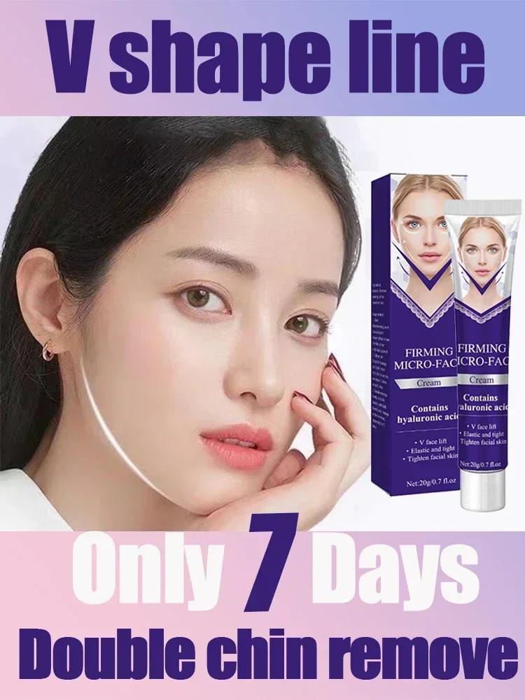 

V-Shape Face Cream Remove Double Chins Firming Lifting Up V Cheek Fat Burning Anti-aging Shaping Massage Care Products