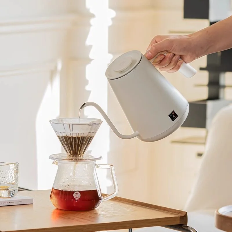 Timemore Fish Pro X Electric Gooseneck Kettle Precision Temperature Control Stainless Steel Pour Over Coffee Kettle