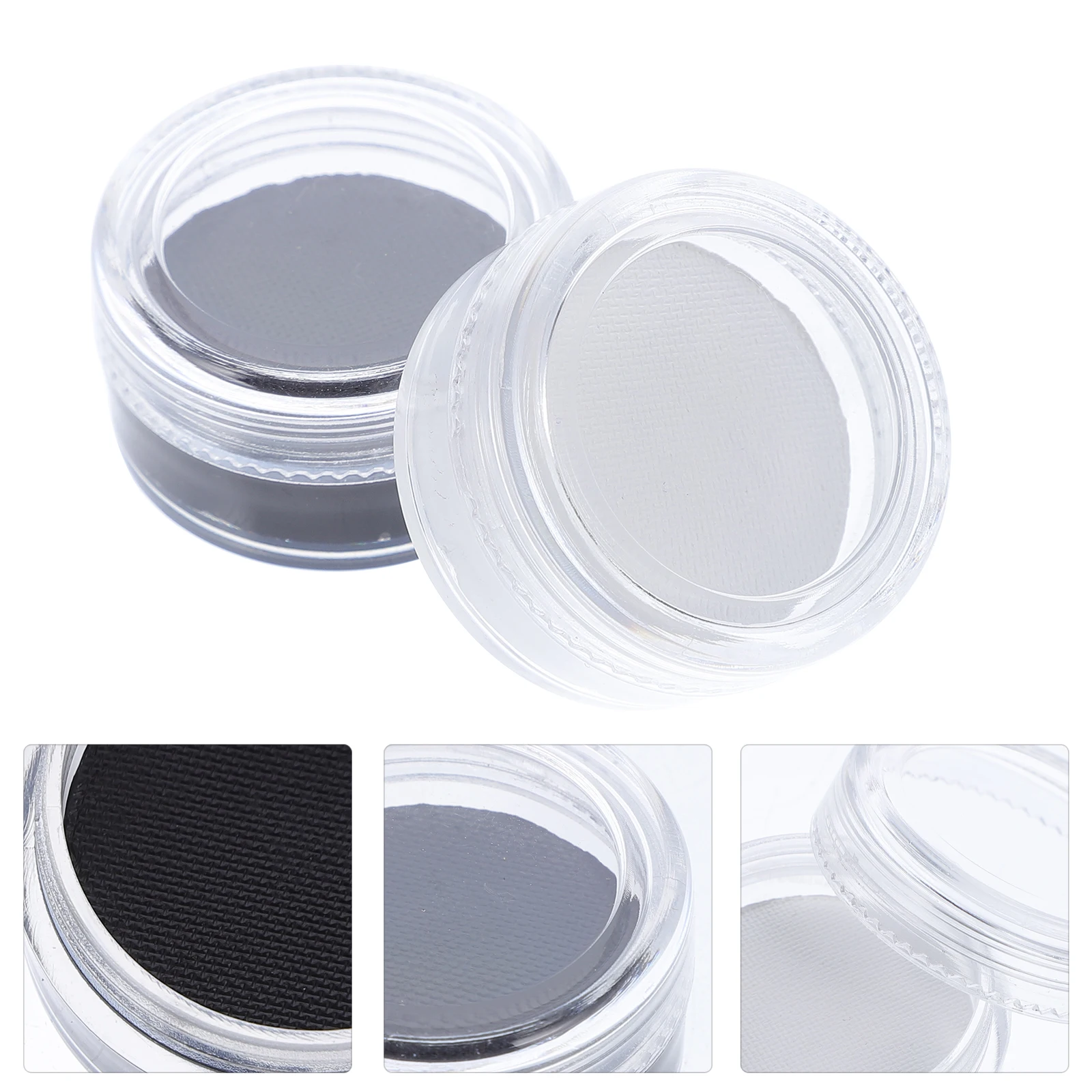 

2Pcs Special Effects Skin Wax Classic Black White Halloween Face Body Paint Kit Waterproof Cosplay Makeup Pigment Party Costume