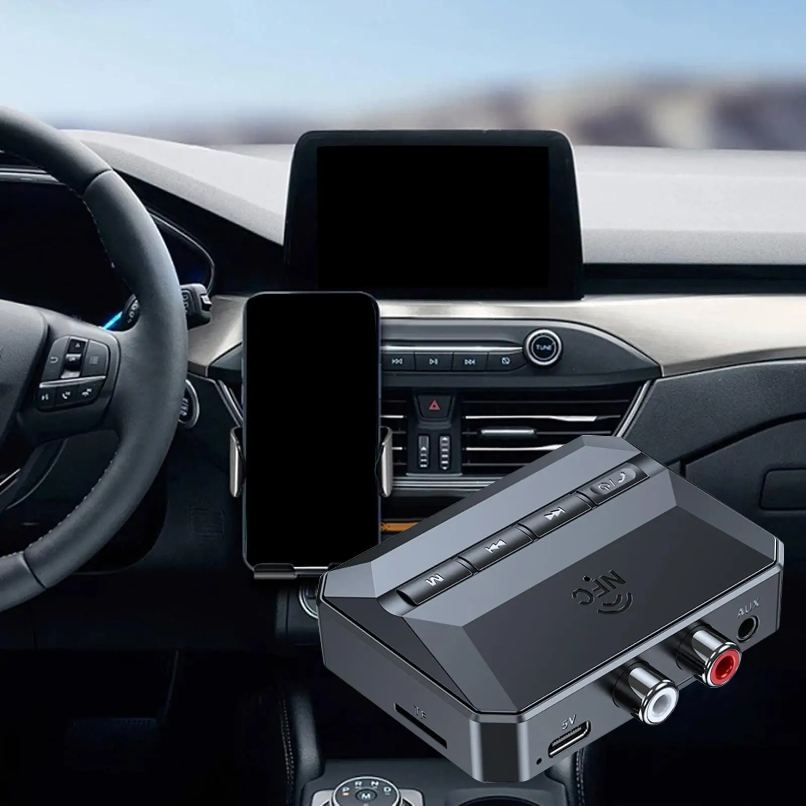 

Передатчик-приемник TF-карта с низкой задержкой HD-выход RCA 3,5 мм AUX Bluetooth Audio