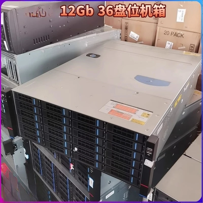 2025 hot sale 4U 8U Rackmount Server Chassis 24 36 48 Bay High Density Storage Enterprise 80% new