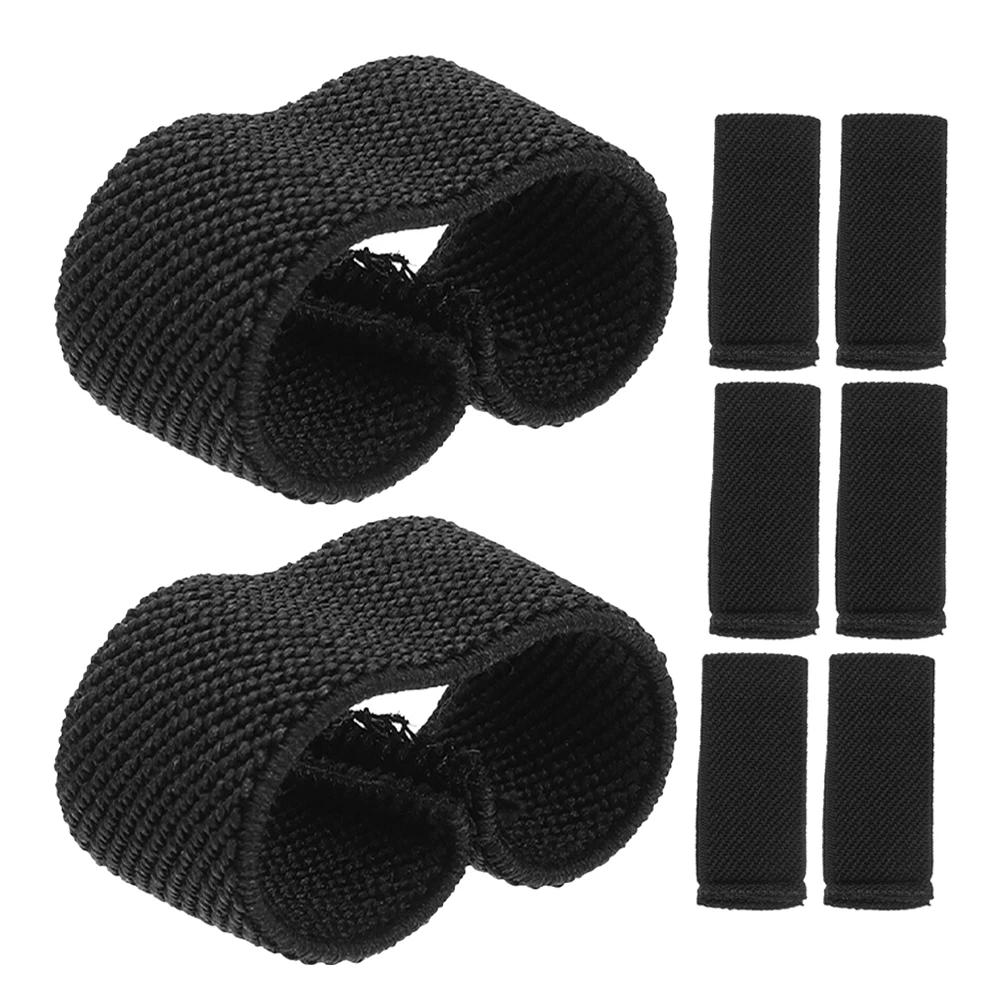 

8pcs Belt Keeper Elastic Soft Loop Holder Retainer Duty Hanger Connector Fixing Hoops Strap Retainer For Men Accessories