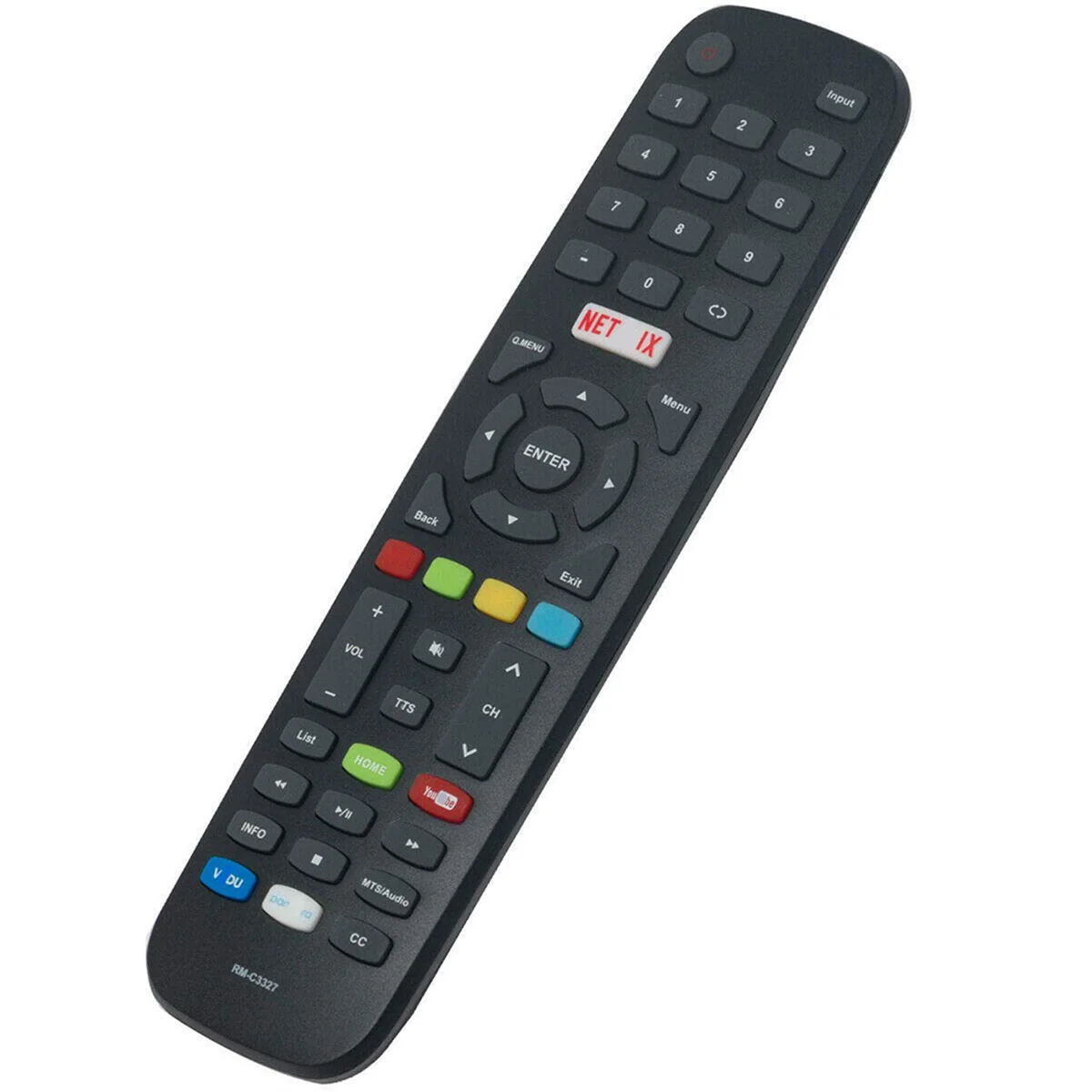 Replace RM-C3327 Remote Control for JVC Polaroid Smart TV LT-55E770 LT-49E770 LT55E770 LT49E770 40T2F 50T7U 60T7U