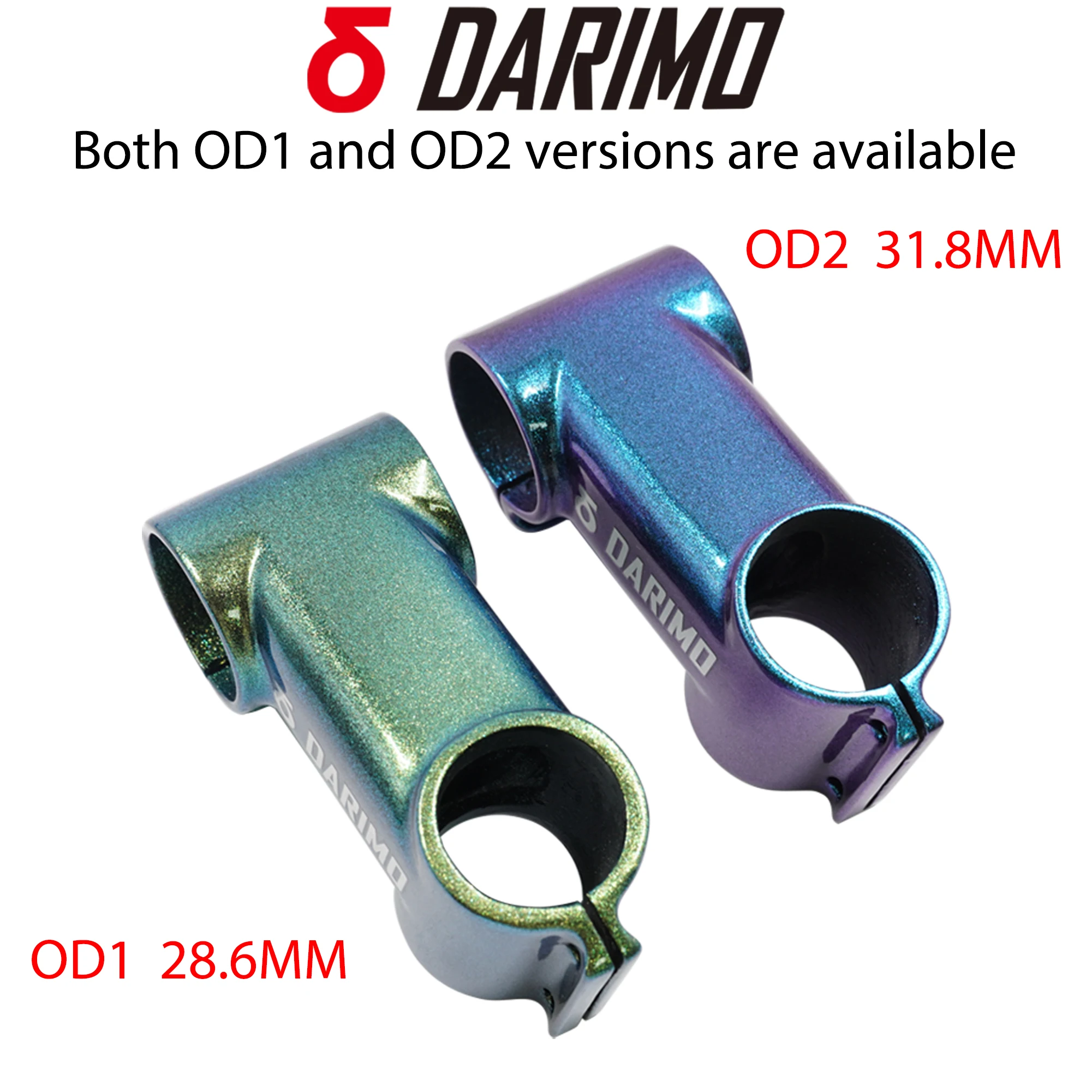 DARIMO Carbon Fiber Bike Stem 31.8mm Clamp 1-1/4 OD2 -17°-6° 60