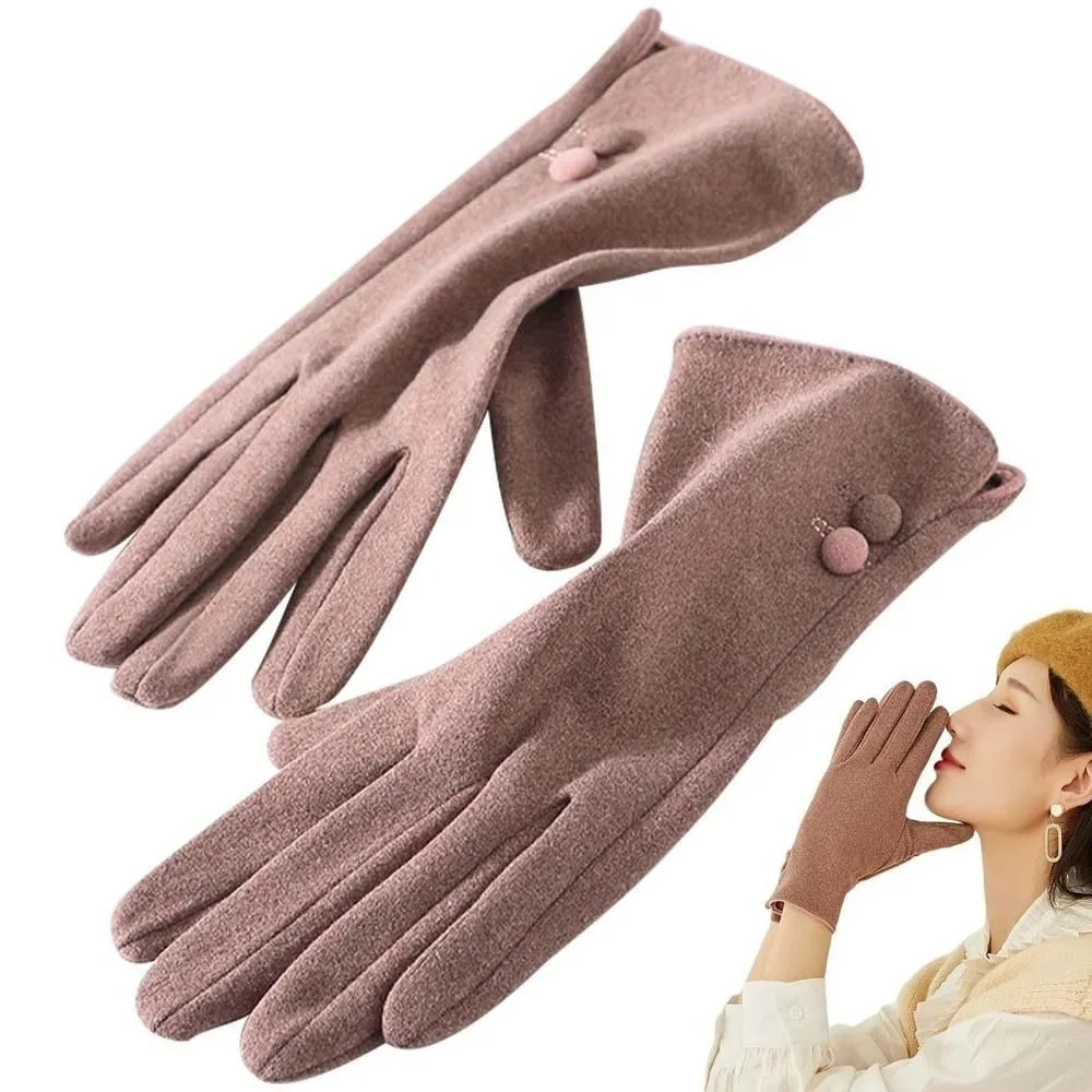 Neue warme Handschuhe für Damen mit Touchscreen, modische Touchscreens, Handschuhe für kaltes Wetter, Thermo-Lauf-Cycling-Winterhandschuhe