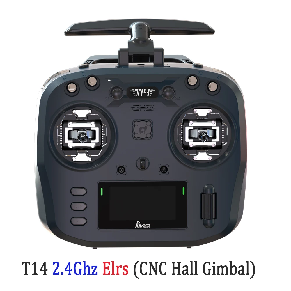 Jumper T14 2.4Ghz/915Mhz 1W ELRS Remote Control CNC Hall Sensor