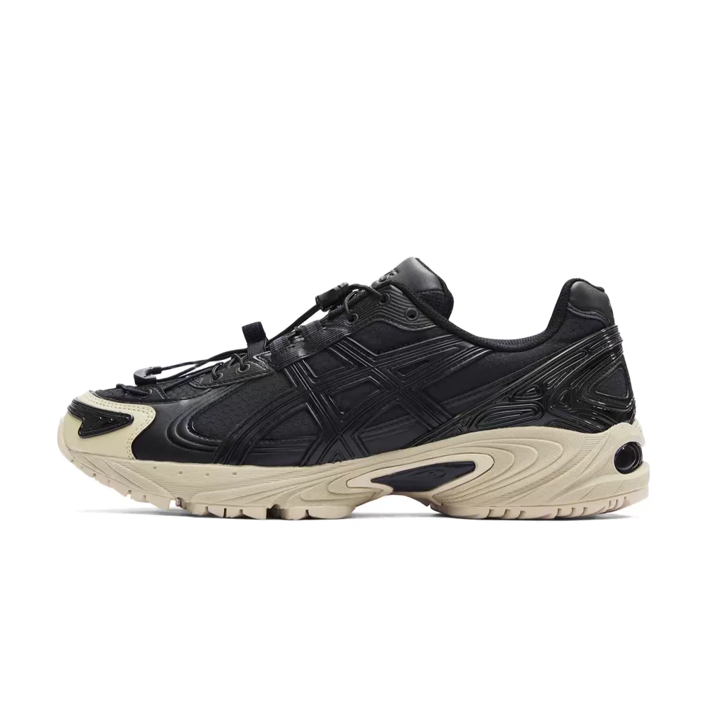ASICS Gel-Kahana TRV4 Retro Style Durable Breathable Low-Top Casual Shoes for Men and Women in Black/Brown Colorway 1203A586-001