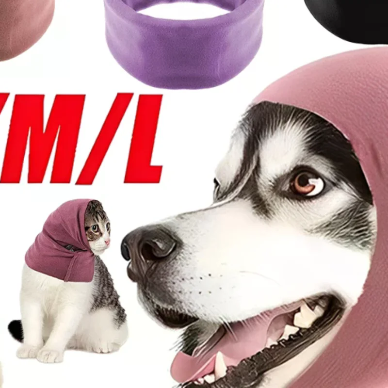 Happy Hoodie pour chiens et chats : l'outil original de toilettage et de séchage rapide, miracle pour soulager l'anxiété et apaiser les chiens