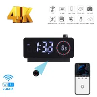4K HD 1080P WiFi Camera Motion Detection DVR Video Recorder Indoor Home Security Nanny Cam Micro Alarm Clock