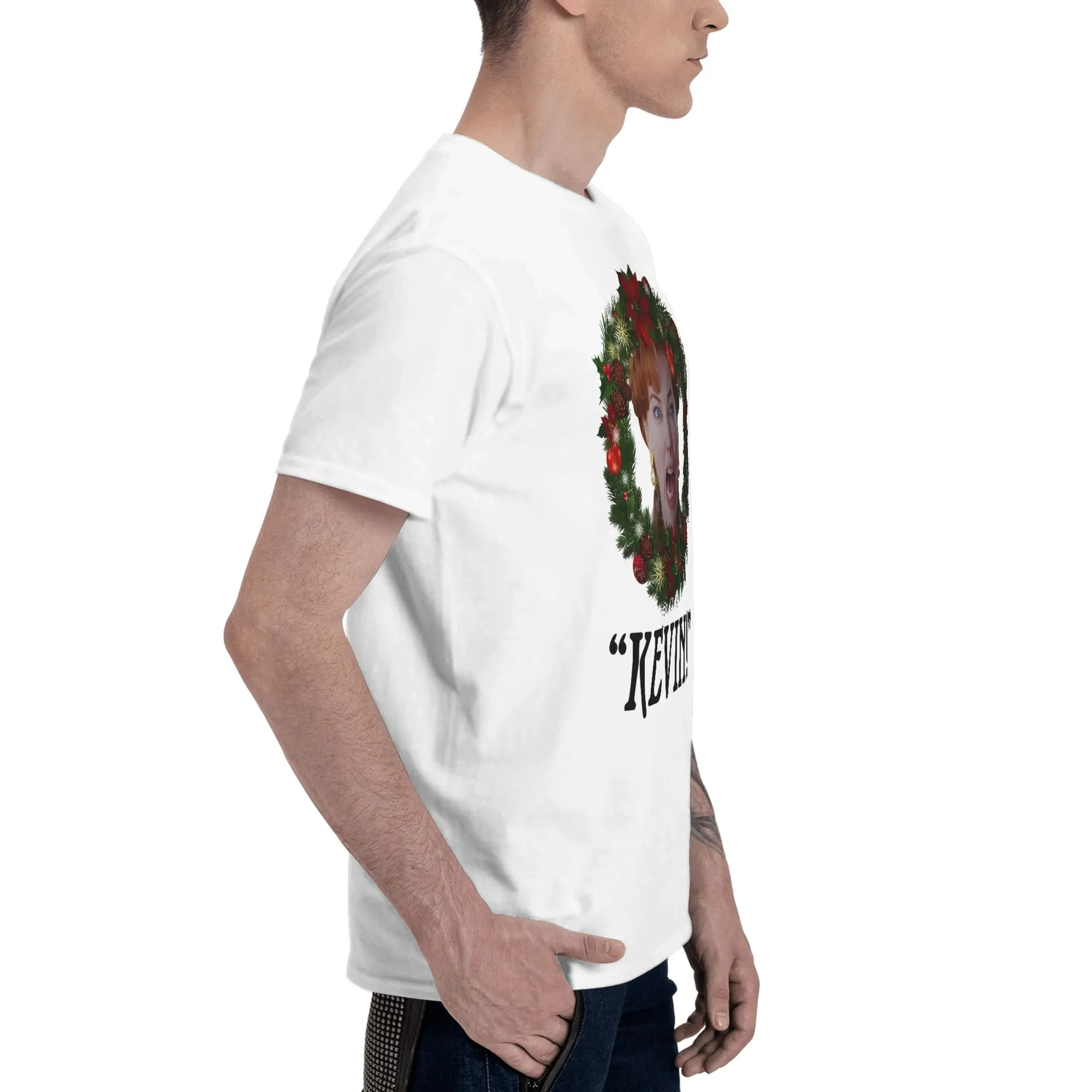 THE ORIGINAL Kevin Home Alone Casual Reversible T-shirt Girlish Feeling Short Sleeve