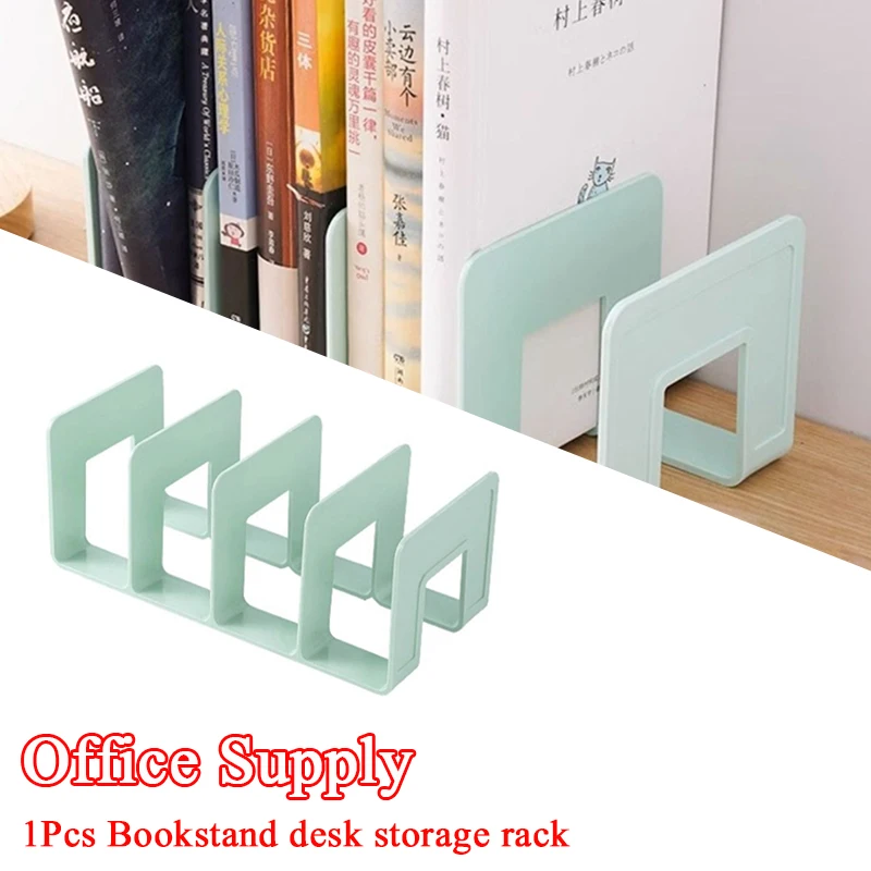 1Pcs Bookstand Desktop Fixed Book Storage For Students Bookstand Desk Bookshelf Storage Rack