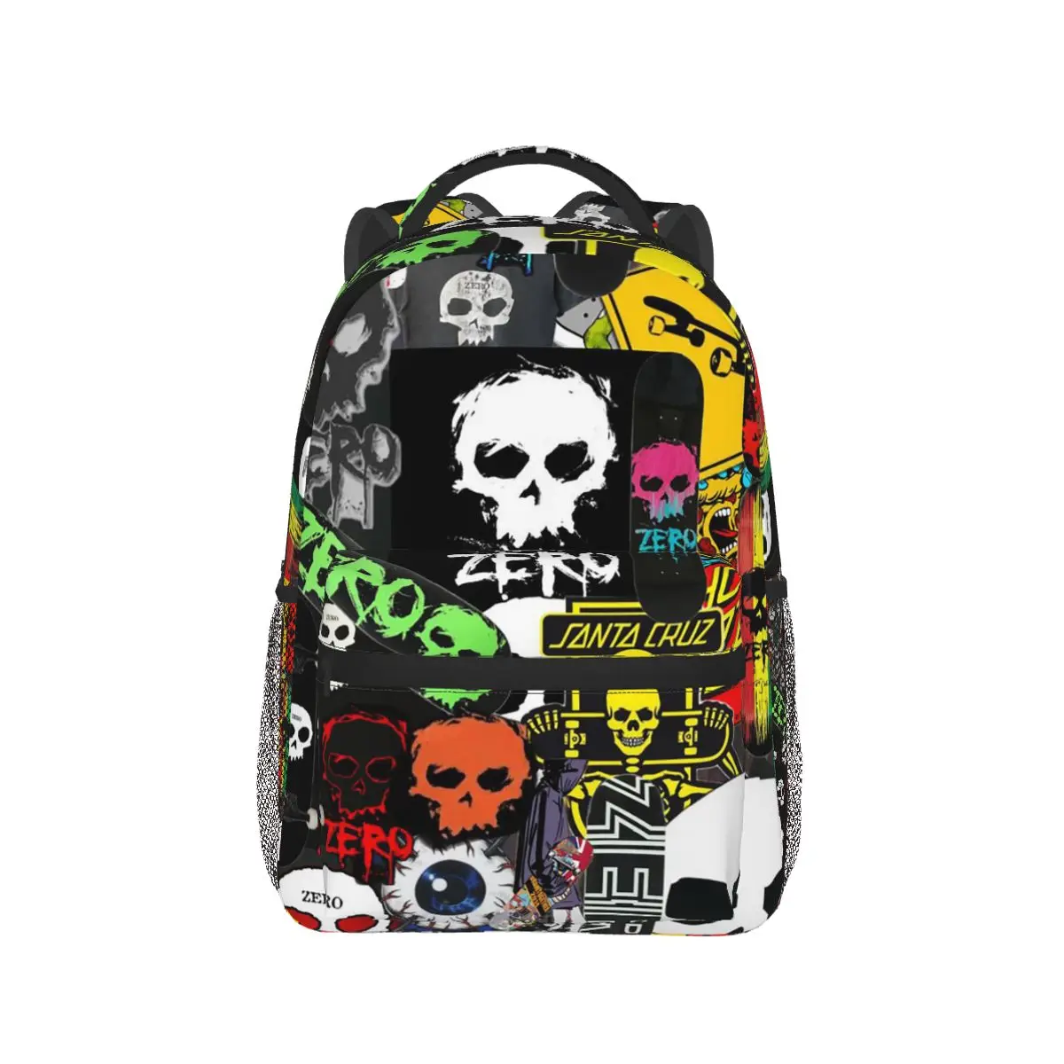 Zaino Vintage Zero Skateboards In Offerta, Zaino Di Grande Capacità Per Bambini, Borsa Per Libri, Borsa Da Scuola, Borse A Tracolla Per Uomo E Donna-image