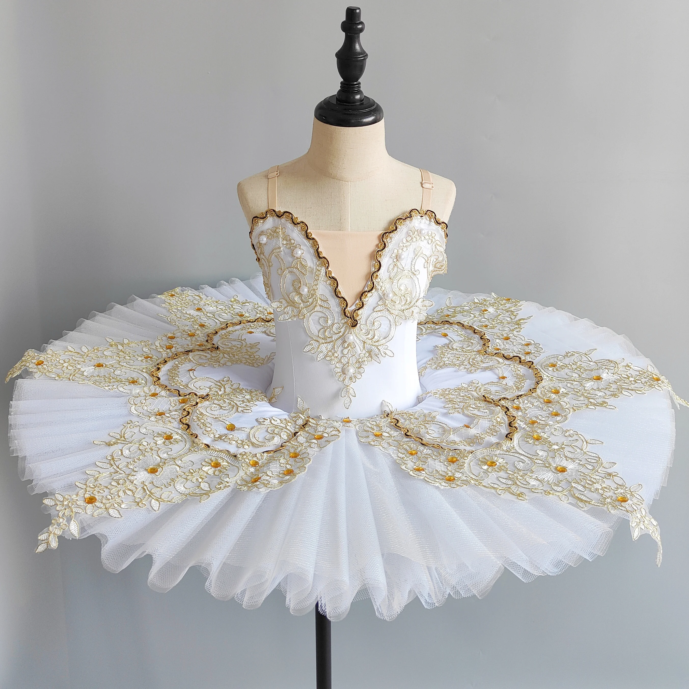 Nieuwe Professionele Ballet Tutu Meisjes Platter Pannenkoek Tutu Ballerina Party Jurk Volwassen Vrouwen Kind Kids Ballet Dans Kostuum