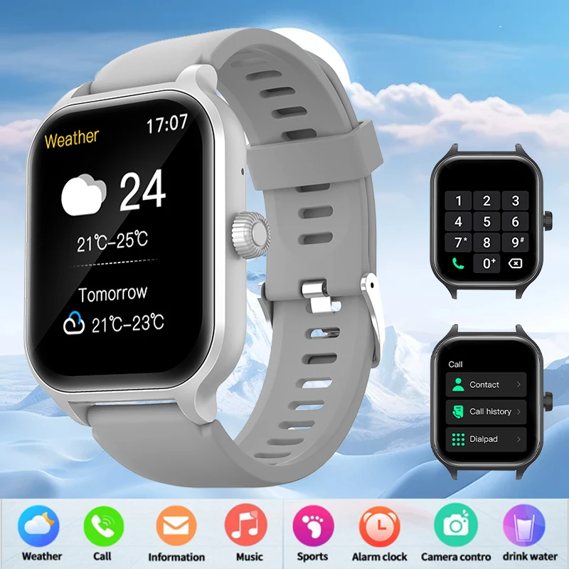 HOT New full touch screen smart watch, multifunctional smart sports watch, can answer and make calls, and has message reminders