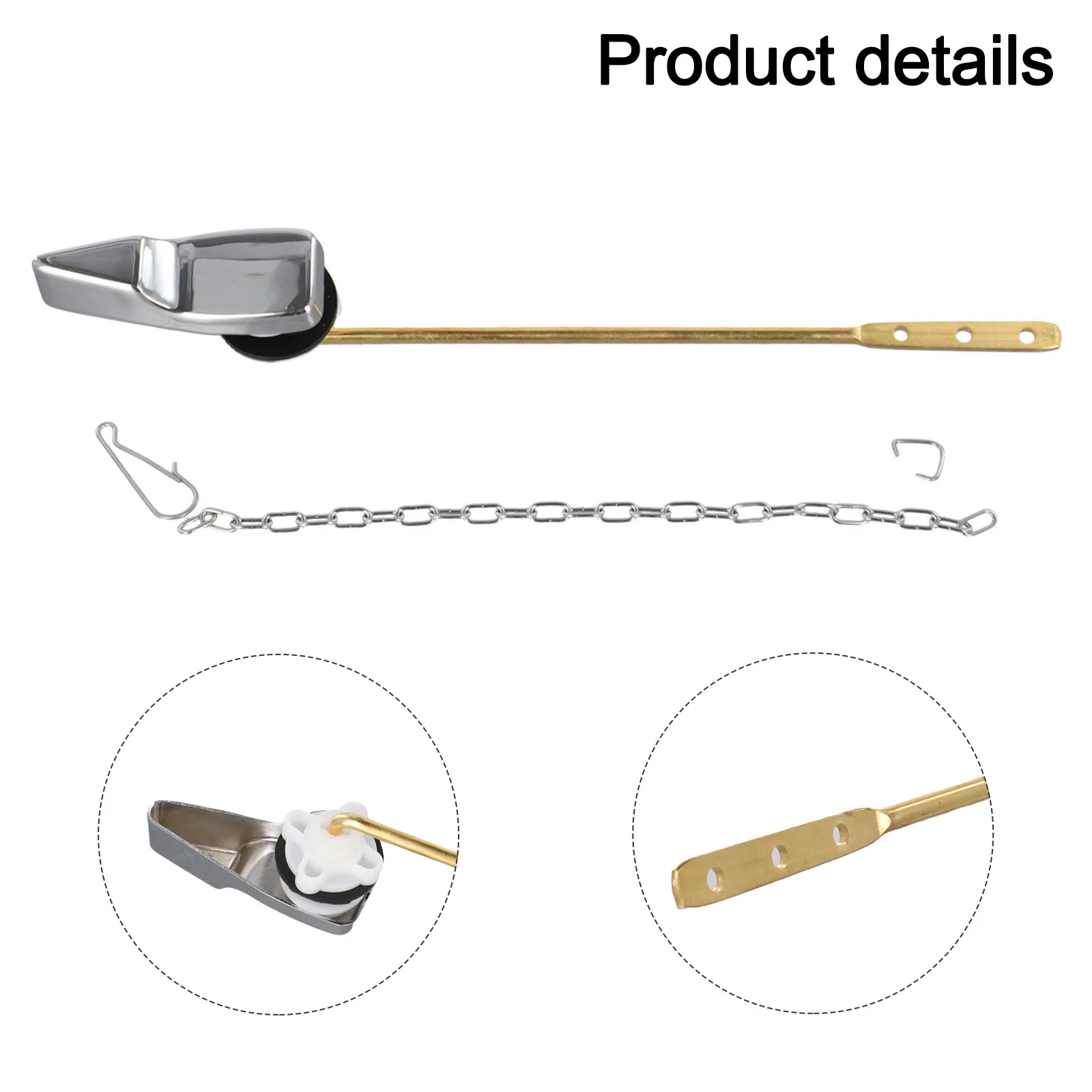 Adjustable Length Adjustable Brass Rod Silver Gold Replacement Kit Comprehensive Solution Customizable Length Ergonomic Design
