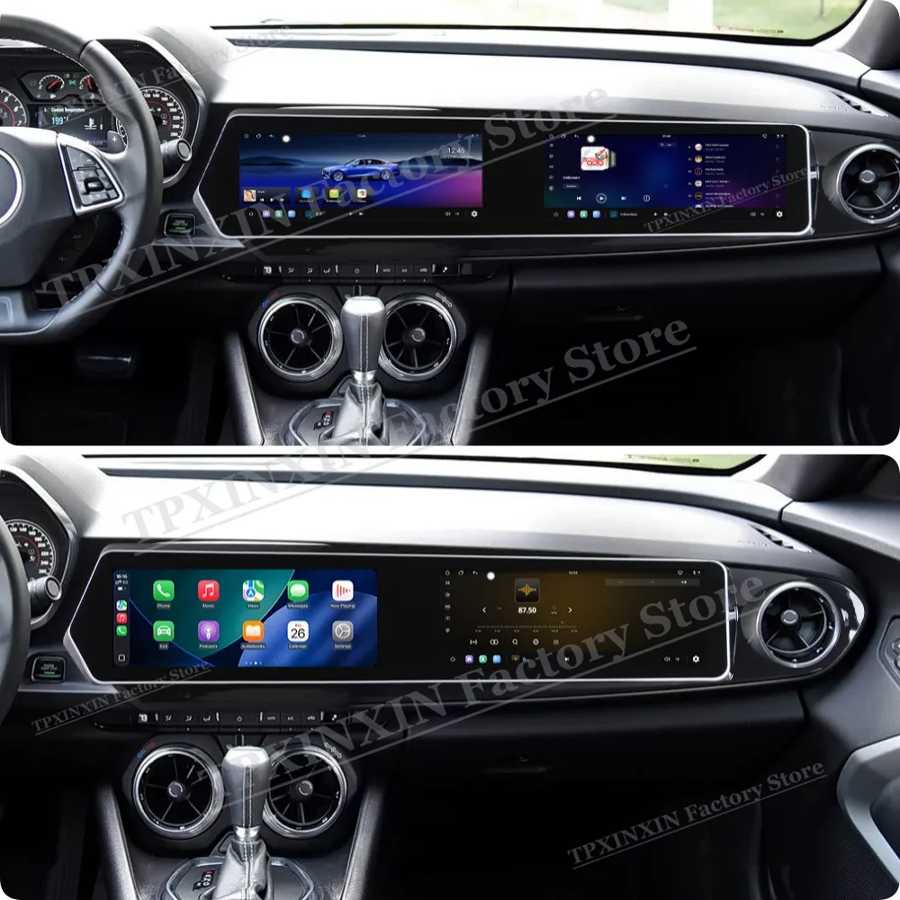 For Chevrolet Camaro 2016 2017 2018 Android Car Radio GPS Navigation Multimedia Player Car Stereo Head Unit Plug & Play Carplay