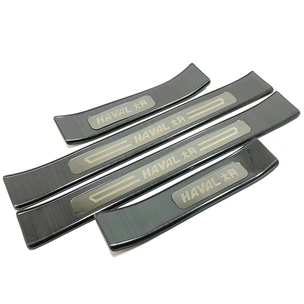 

Stainless Steel Door Sill Pedal For Haval Dargo Accessories Protection Trim 2021 2022 2023 Car Stickers Styling