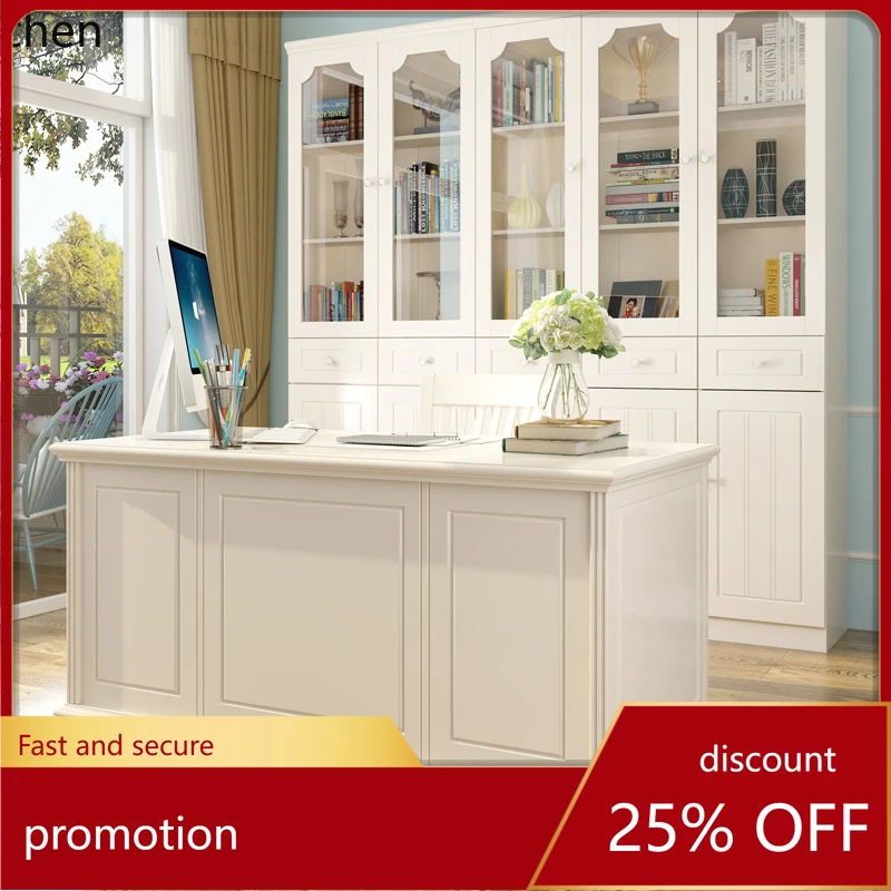 PYH all solid wood student household computer desktop study furniture writing desk study table