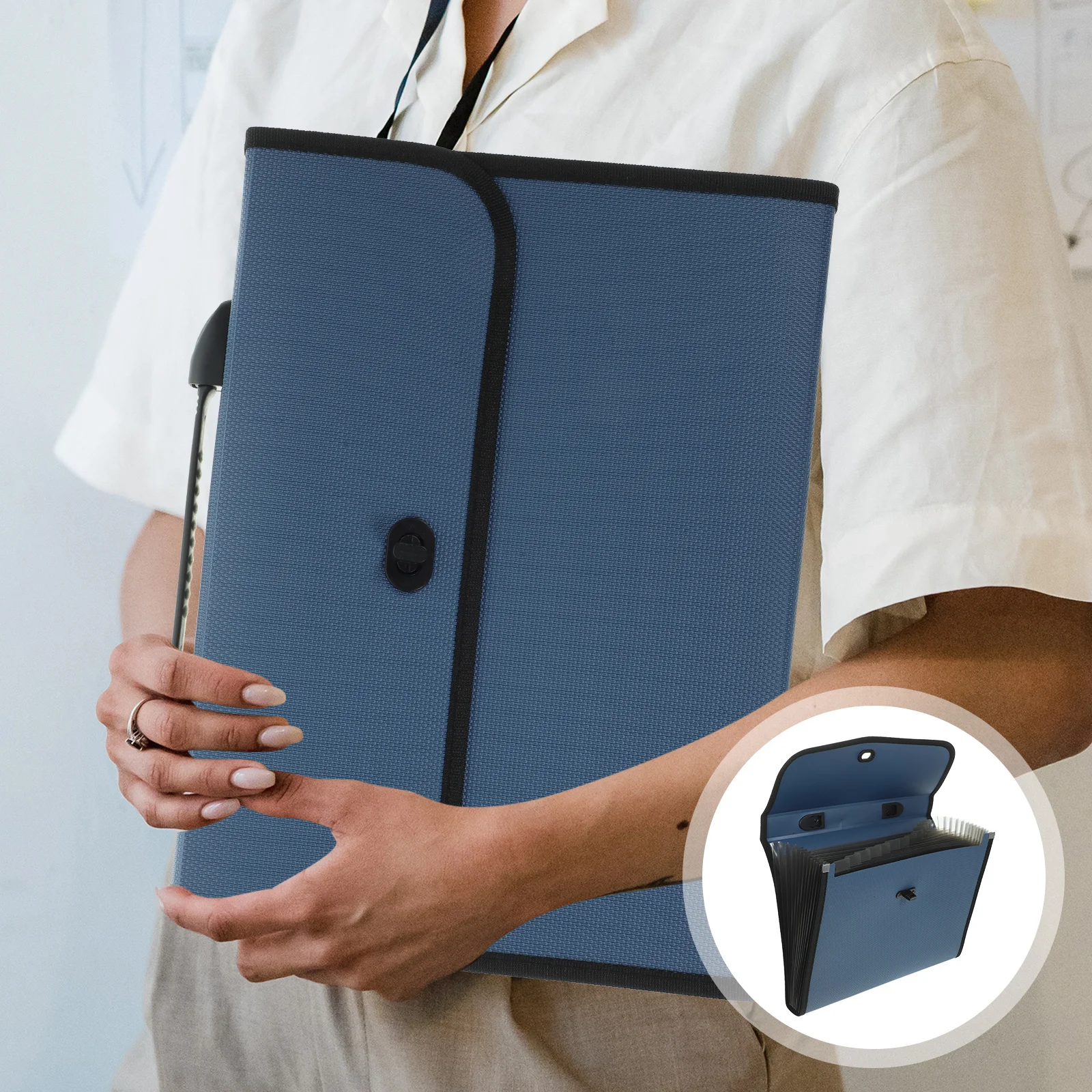 1 комплект, многослойная сумка для документов, большая емкость, органайзер для документов, папка, портативное хранилище для бумаги для офиса, дома, школы, счел