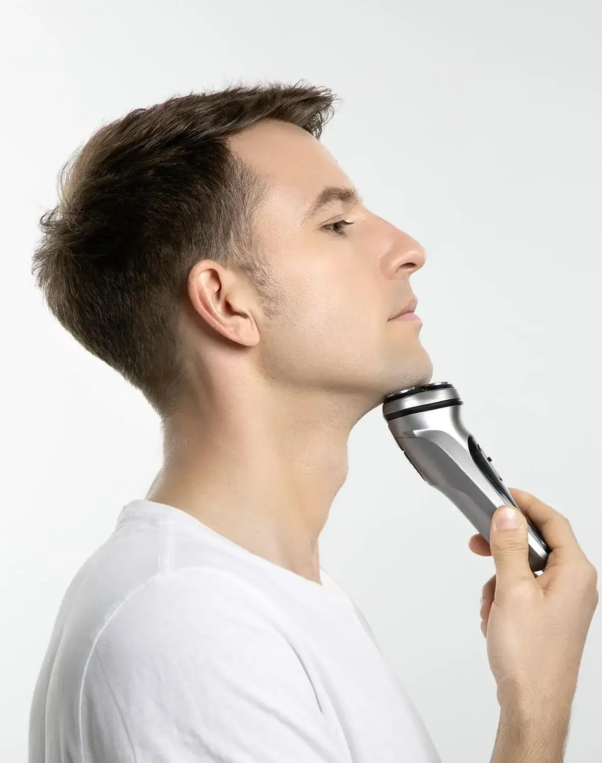 Rechargeable Men's Electric Shaver Razor with 3 Blades - Facial Hair Trimmer Beard Shaver Machine