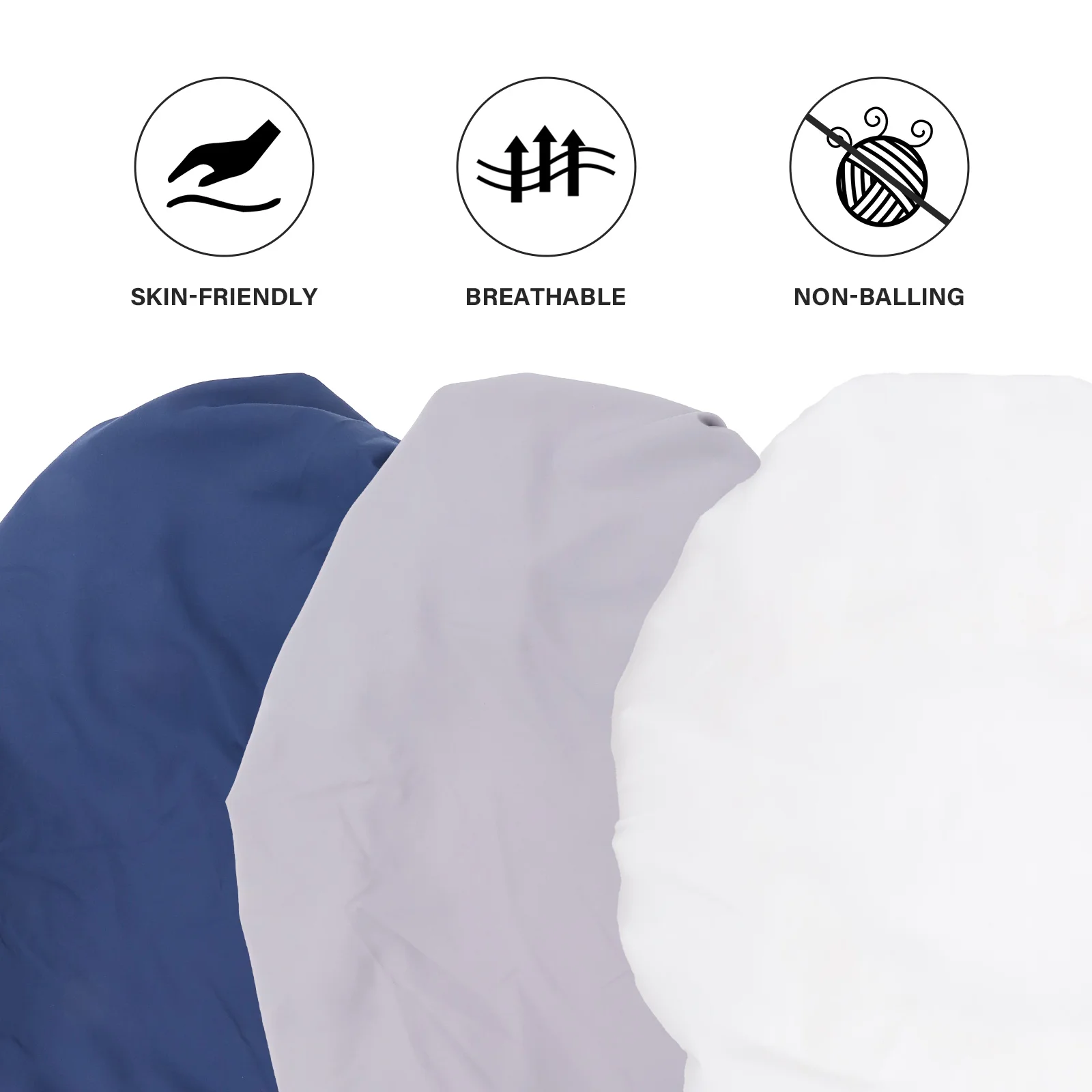 Juego de sábanas ajustadas de microfibra para cuna de bebé, fundas de colchón para niños pequeños, transpirables y lavables, color blanco, negro y gris, 3 uds.