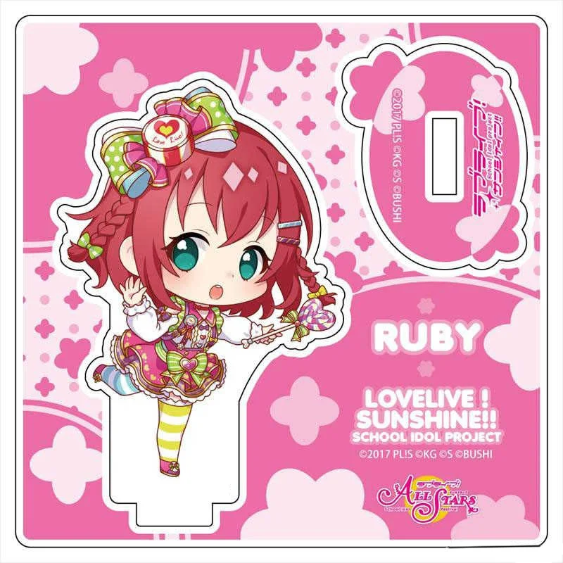 Fans Gifts Anime LoveLive!School Idol Festival All Stars HD characters Mini Acrylic Stand Kurosawa Sweets Ver Ornament About10cm