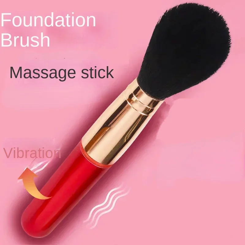 Wireless Powerful Body Massager Makeup Brush Style 10 Strong Vibration Speeds Face Acupoint Massager Makeup Vibrator