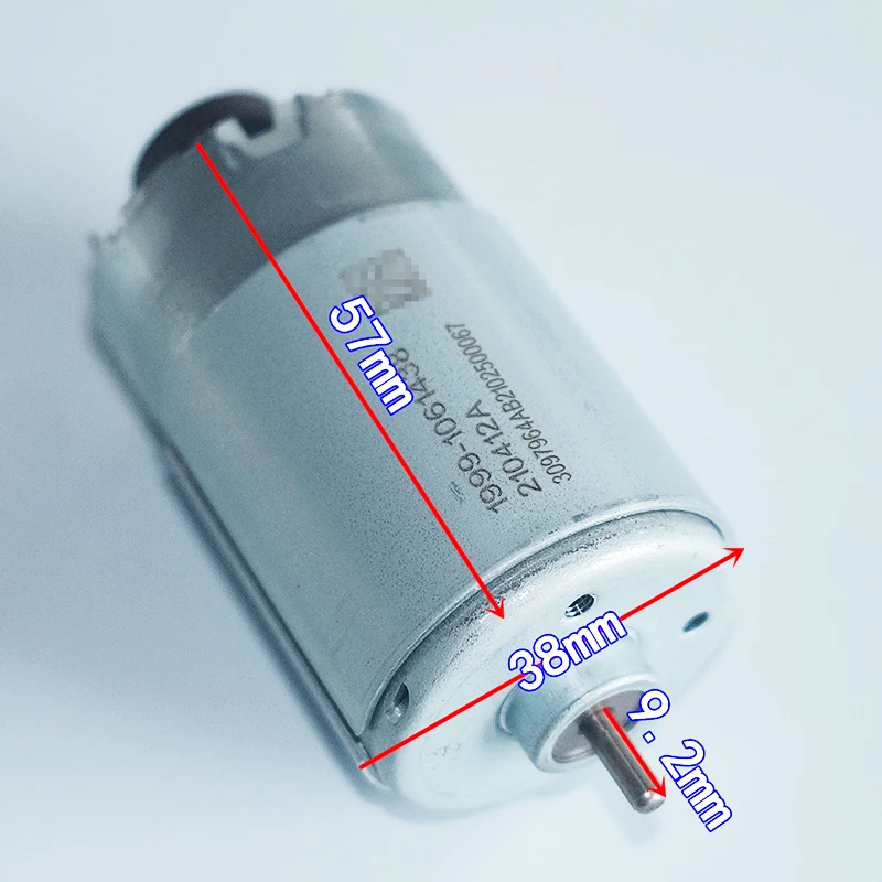 Johnson Electric Motor Micro 38mm 7-pole Rotor RS-550/555 Motor Dual Shaft DC 5V-12V 6V 7.4V 10000RPM