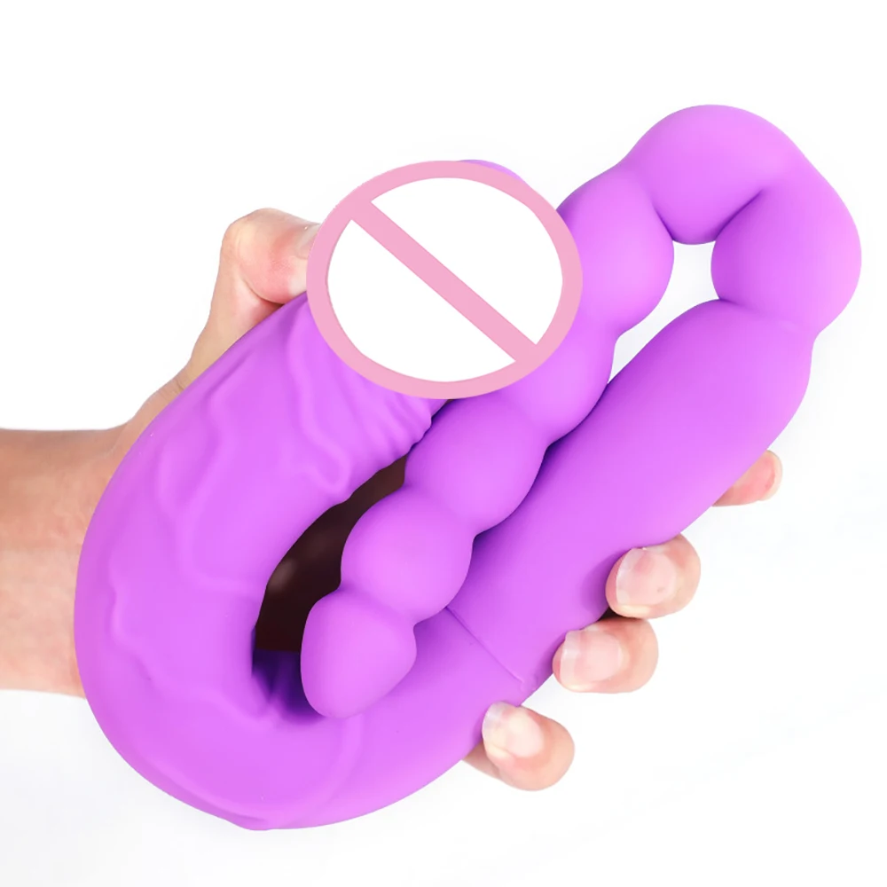 Double Dildo G Spot Stimulate the Vagina Erotic Toys Phallus For Women Anal Penis For Adults Sex Toys For Lesbian Gay Adult Toys