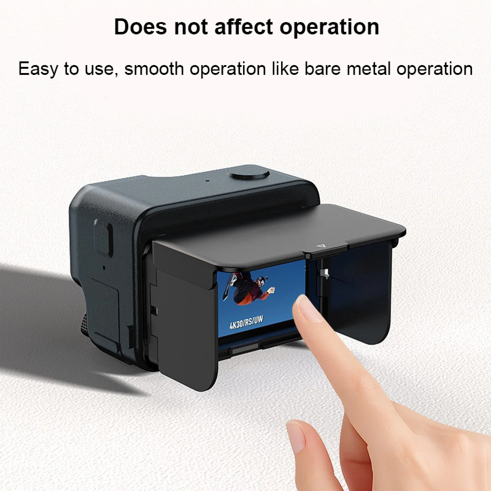 

Sun Hood Screen Protector for Insta360 Ace Pro 2, Quick Magnetic Adsorption Sunshade Screen Light Shield Protective Cover