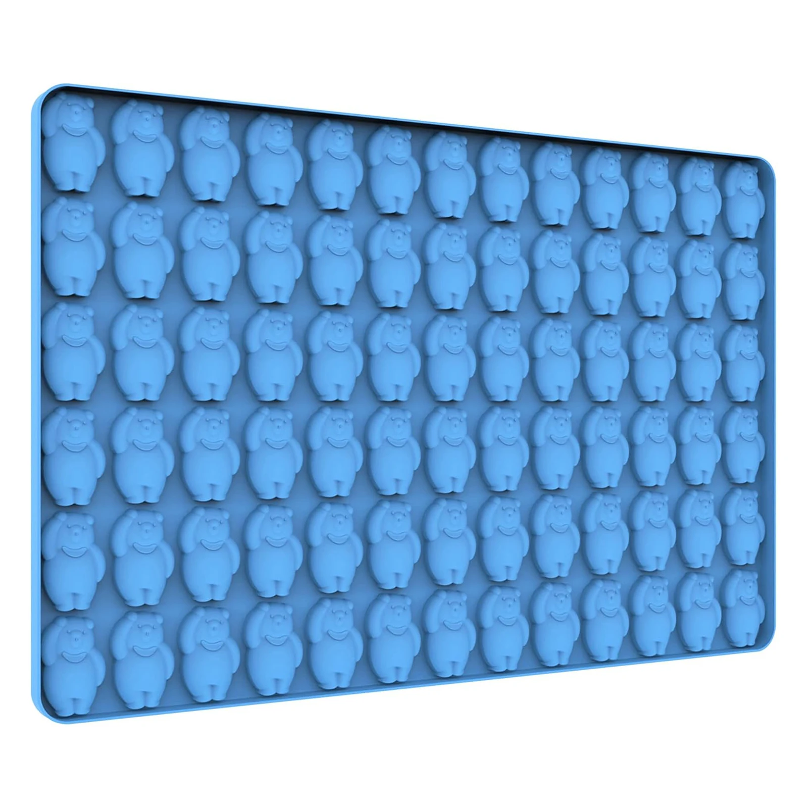 Gummy Bear Silicone Molds with Scraper - Perfect for Making Gummy Bears, Chocolates, Candies and Ice Cubes - view 2