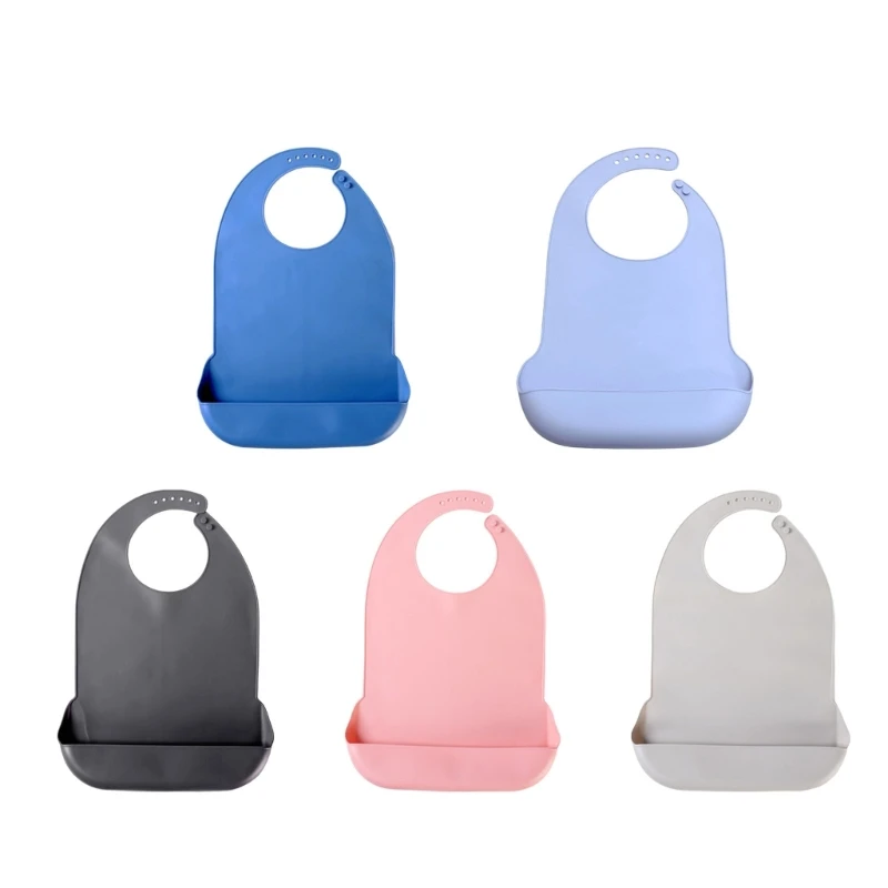 Adult Silicone Watertight Bibs Large Size Silicone Adult Bibs Water Resistant