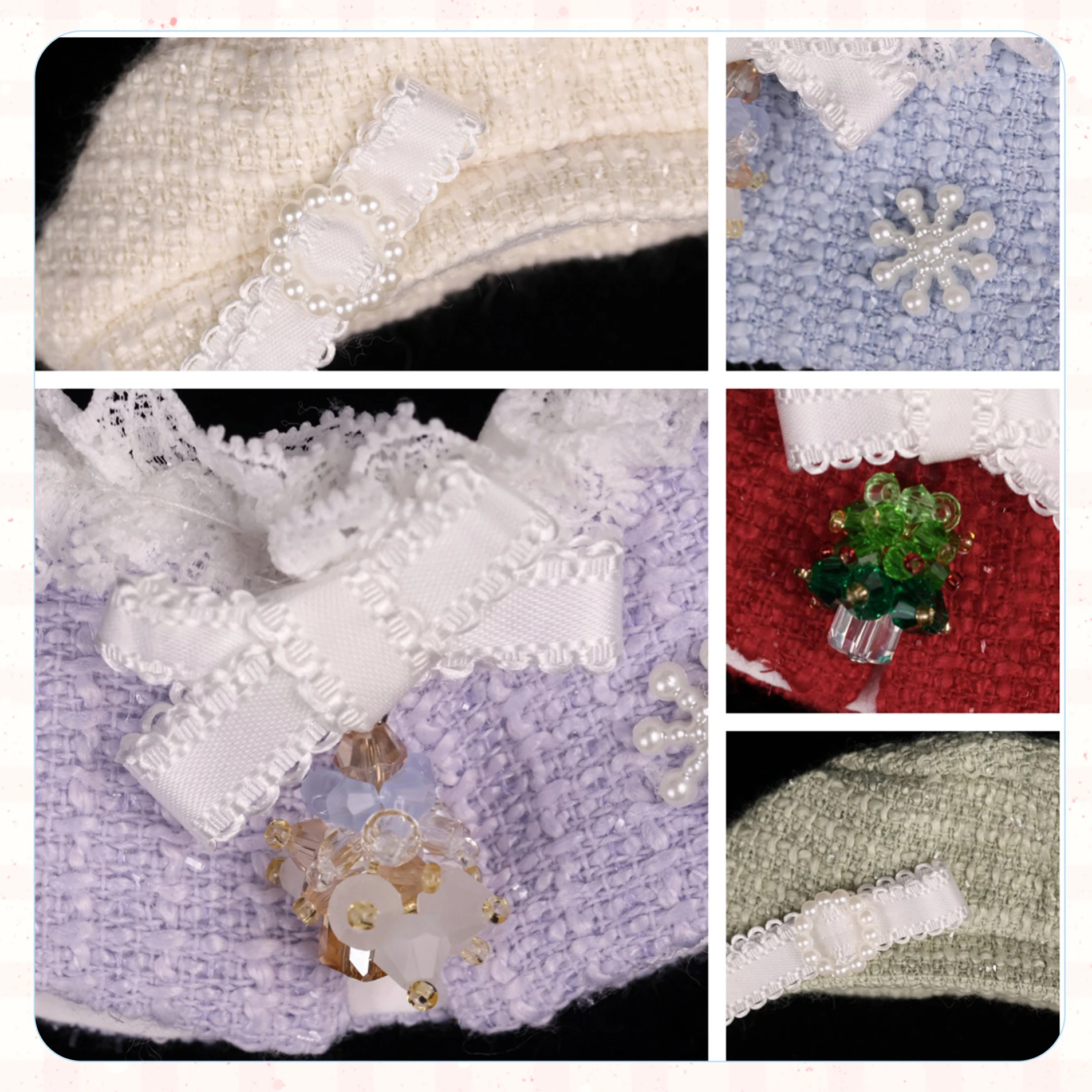 10cm roupas de boneca adorável renda pérola neve doce menina traje roupas terno pelúcia plushies boneca acessórios anime figura brinquedo gif