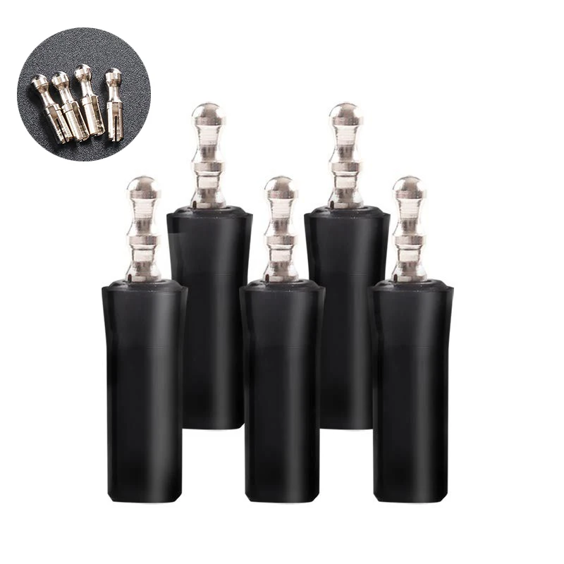 10Pcs/Lot Metal 9mm To 3mm Tobacco Pipe Stem Filter Element Converter Pipe Filters For Smoking Pipe