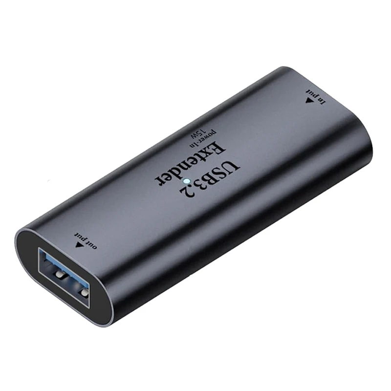 B03B-USB A 3.2 Power Supply Extender, Signal Amplifier Extender, 5Gbps 15W Power For Phone, Laptop, Camera, Scanner, Printer
