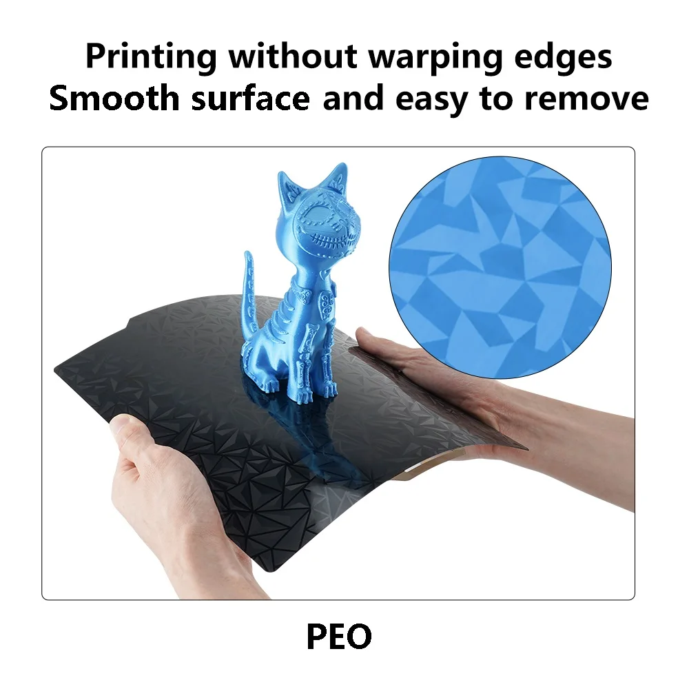 Newest PEO+PEI PET+PEI Sheet Double Side Heat Bed 220/235/310/350mm Magnetic Base Build Plate 3D Printer For ender 3/5 Voron 2.4