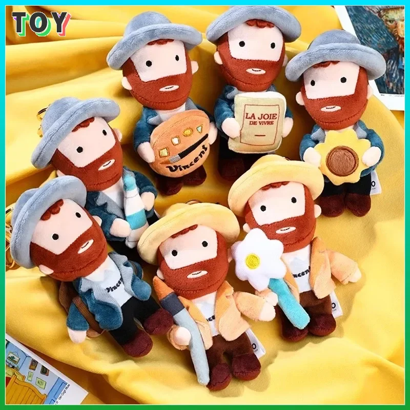 In Stock Original Vipo Van Gogh Museum Van Gogh Self Portrait Series Blind Box Anime Character Doll Collection Holiday Toys Gift