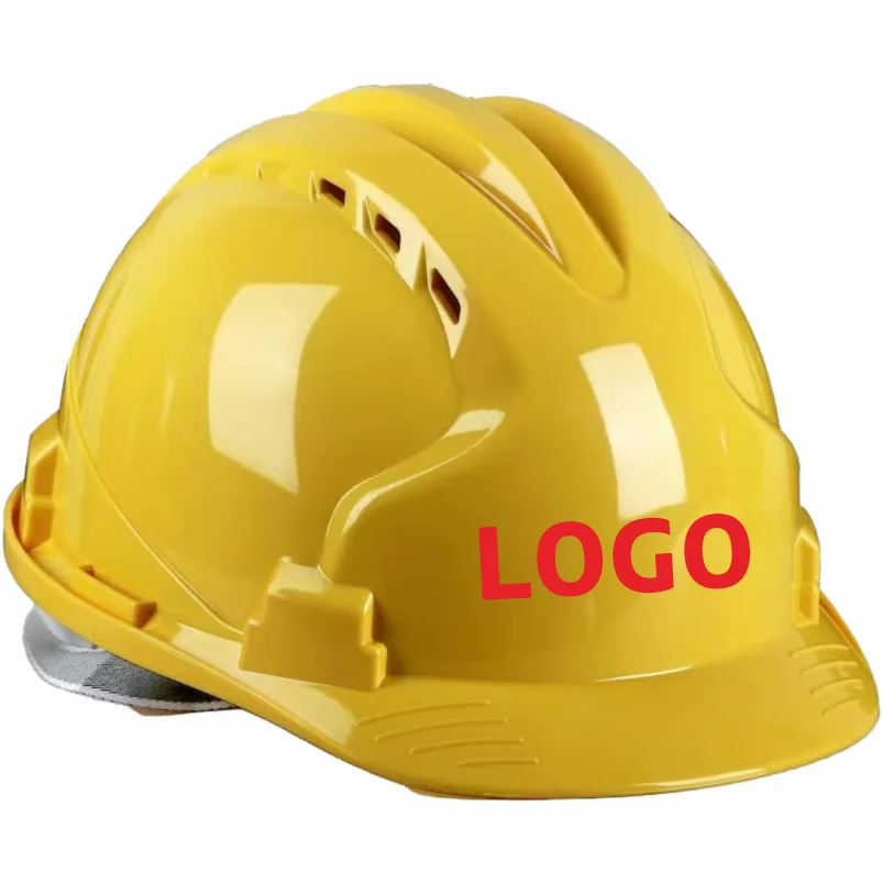 Thickened, Breathable And Impact-resistant Construction Site Safety Helmet Personalized Customized LOGO Work Helmet Engineering