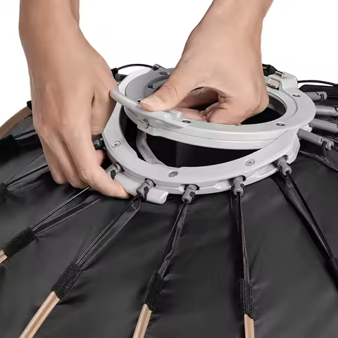 SmallRig Quick Setup Folding Parabolic Softboxa 60cm 90cm Compatible with Universal Bowens Mount Light Honeycomb Grid included