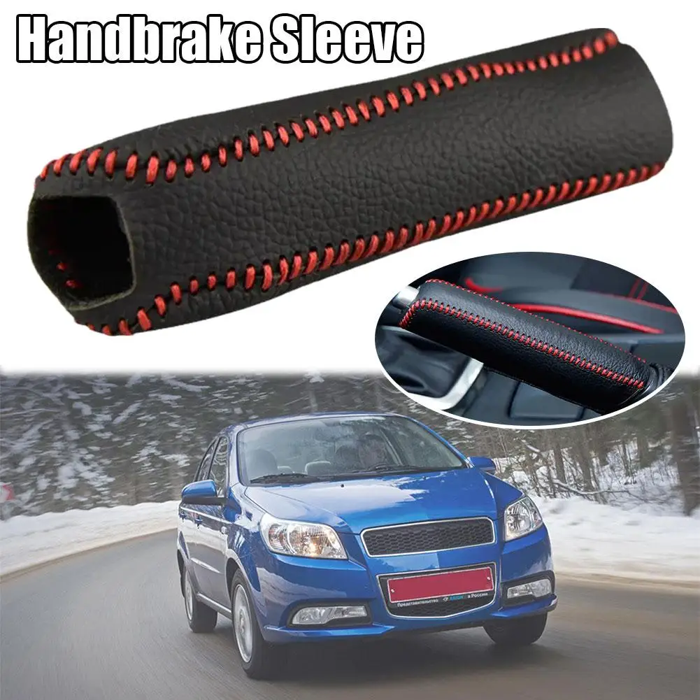 

Автомобильная крышка ручного тормоза рычага переключения передач автомобиля аксессуары для автомобиля декоративная крышка ручка тормоза Черная внутренняя крышка Han K3Q4