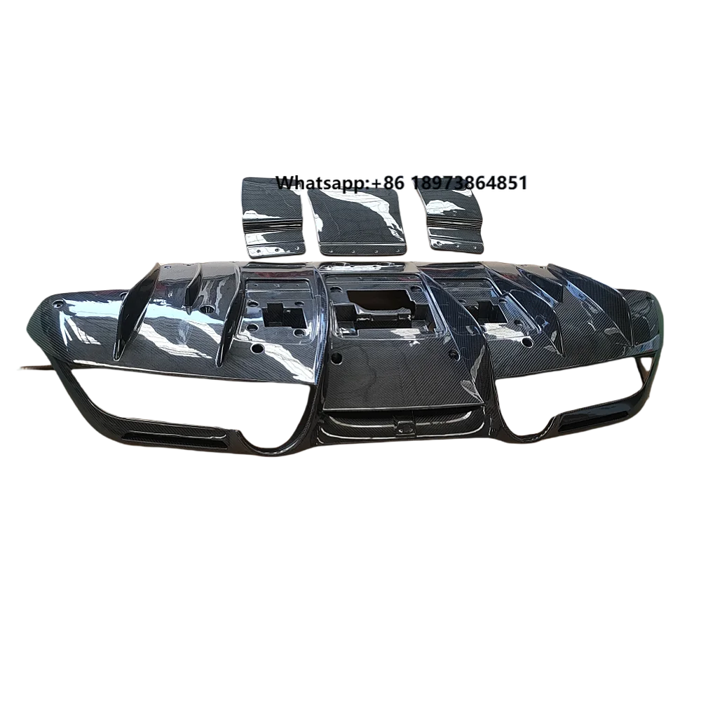 

Suitable for Ferrari F8 Modification and Upgrade, Carbon Fiber Rear Diffuser, Small Surround, Lower Lip Body Kit, N-type