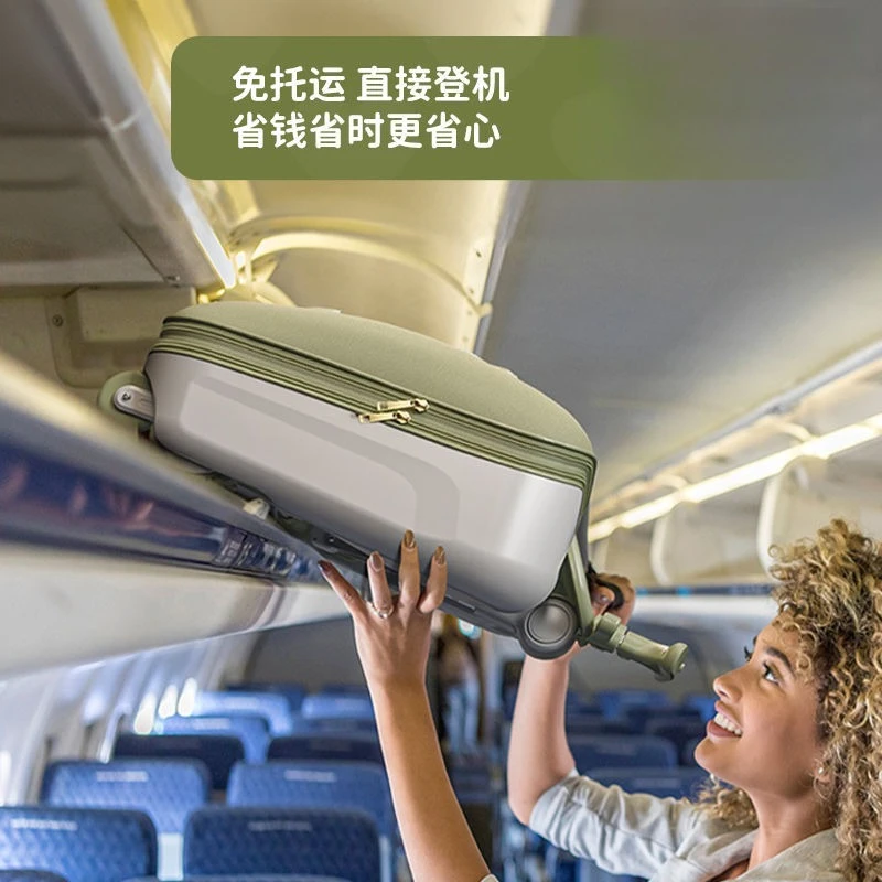 Детский чемодан с рулевой тягой, детская прогулочная дорожная тележка, дорожный артефакт, можно установить и посадовать