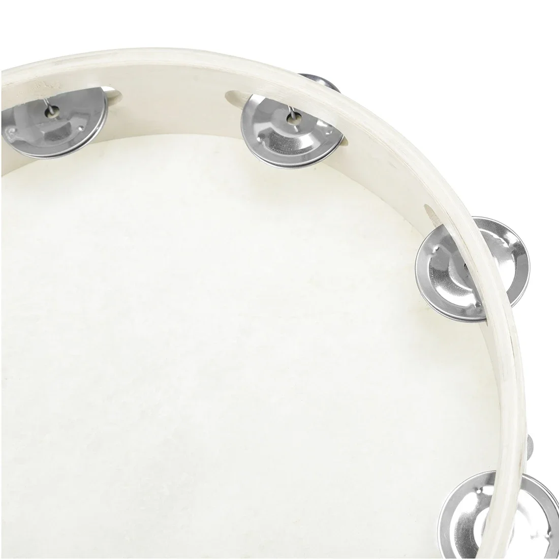 10 Inches Tambourine Sheepskin Tambourine Wooden TambourinePercussion Instruments Suitable For Enlightenment Education