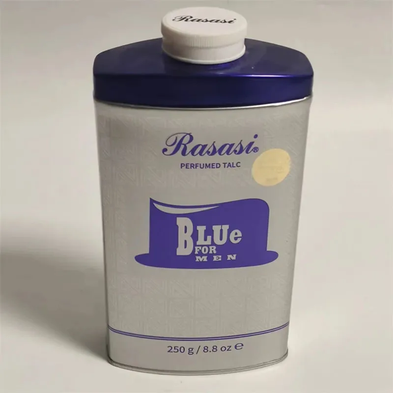 Rasasi ROYALE BLUE INSTINCTS INNOCENCE Talc Talcum Body Powder 250g Refreshing Soothing And Sweatproof Lasting Fragrance