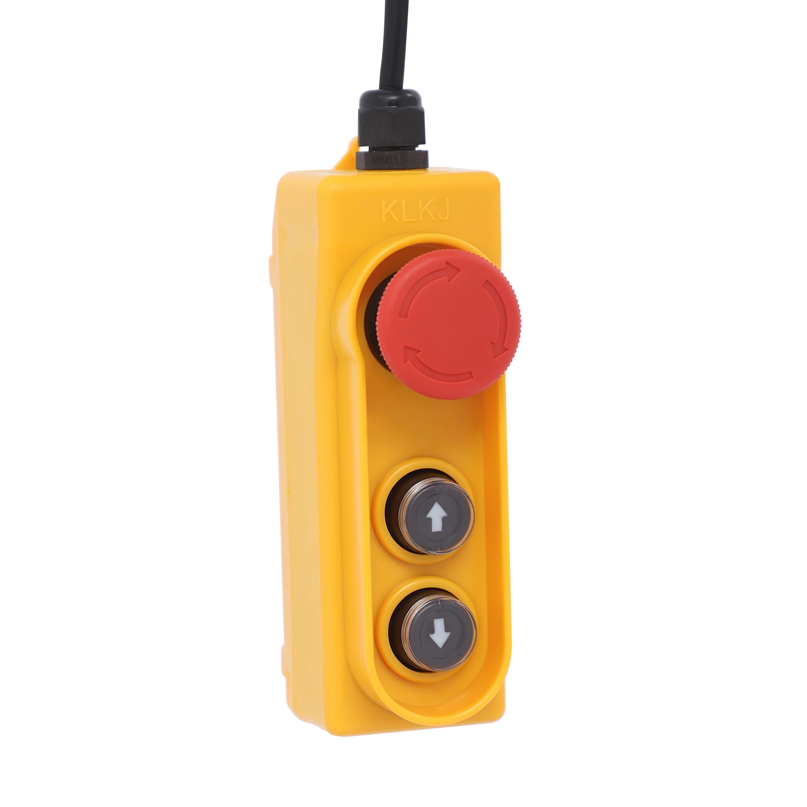 Red 110V/ 60Hz 400kg/ 881lbs Electric Hoist Winch with Wired Control, 881LBS Electric Hoist with Long Steel Wire Rope